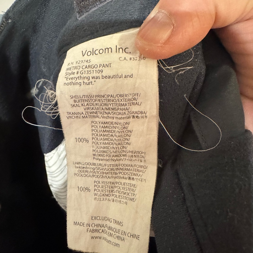 Volcom Y2K Nimbus Ergo Cargo Snowboard Pants - S - Picture 11 of 12